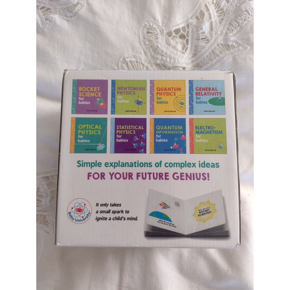 My First Science Library for Babies Chris Ferrie 8 Board Books Box Set - Picture 3 of 6